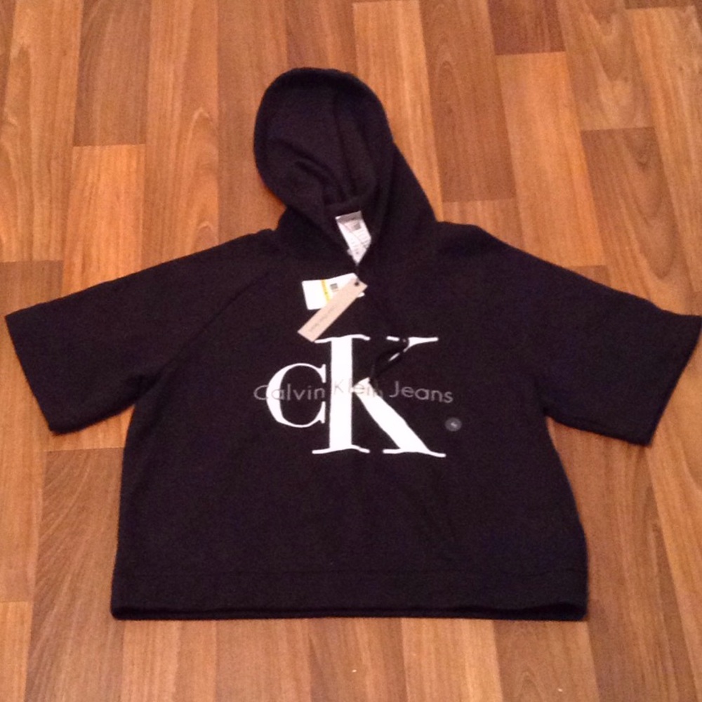 Calvin Klein short sleeve hoodie